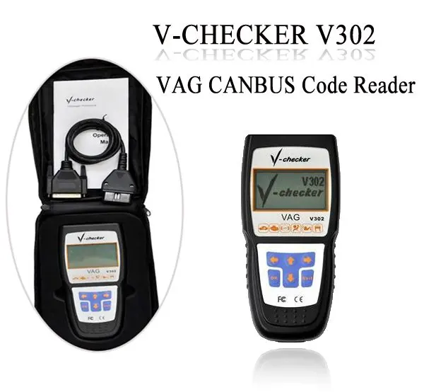 V CHECKER V302 VAG Professional CANBUS Code Reader multi language can