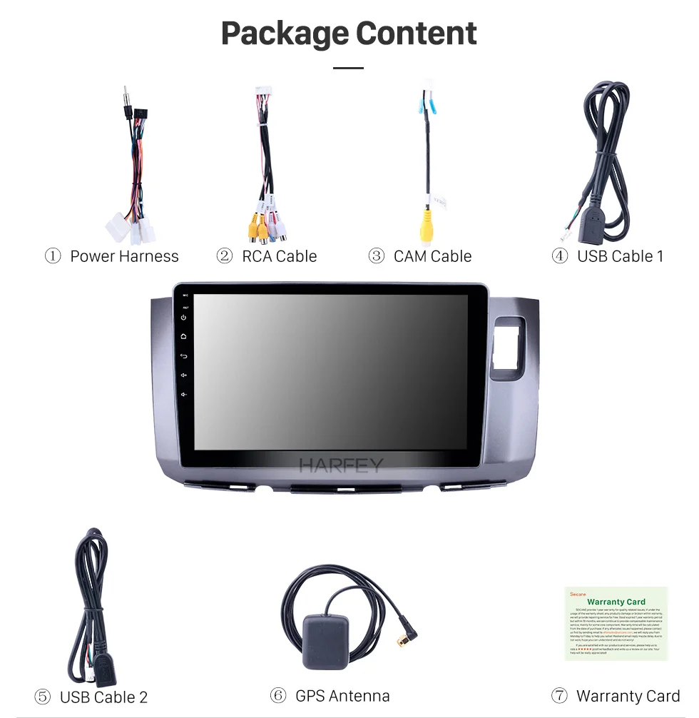 Top Harfey 10.1 inch Android 8.1 Auto Stereo Car GPS Radio for Perodua Alza 2010 with Bluetooth WIFI AUX support Carplay SWC TPMS 15