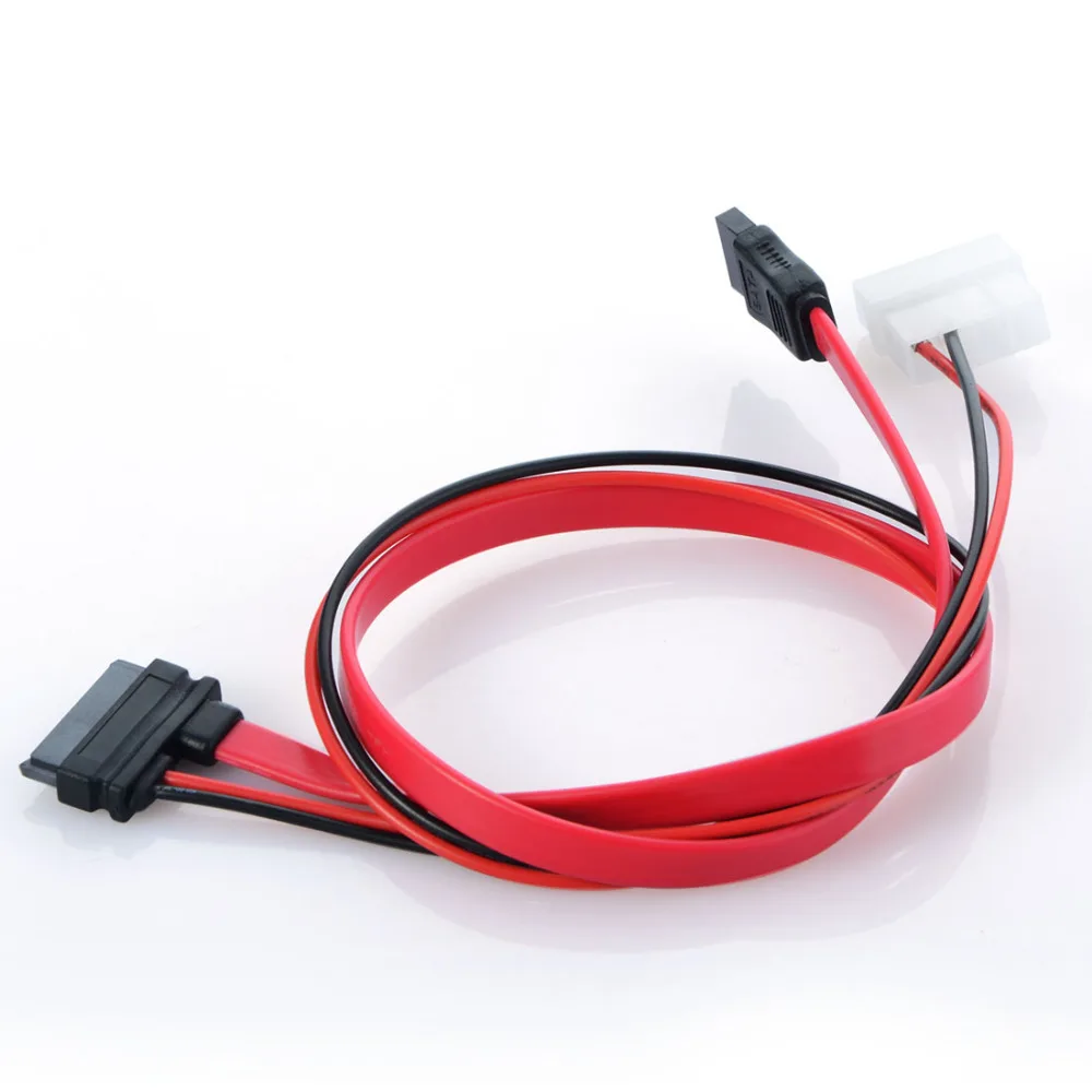 7 + 6 Pin тонкий SATA кабель для ноутбука DVD CD RW адаптер питания оптический привод