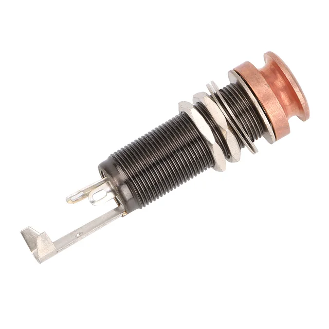 Homeland 1pc 2 Colors Brass Threaded Cylinder Style Guitar Bass End Pin