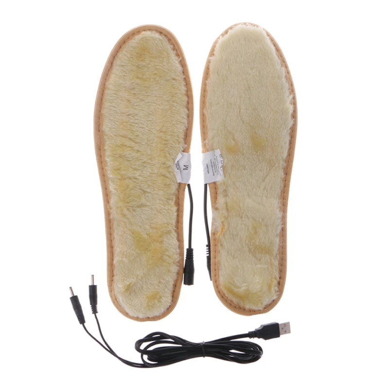 Heated Insoles, Sole Warmers, Electric USB Charging Heated Shoe Insoles, Adjustable Size 36-44, Heated Foot Warmer Thermosoles For Men And Women Winter Ice Fishing Hiking Camping,36~46 Can Be Cut