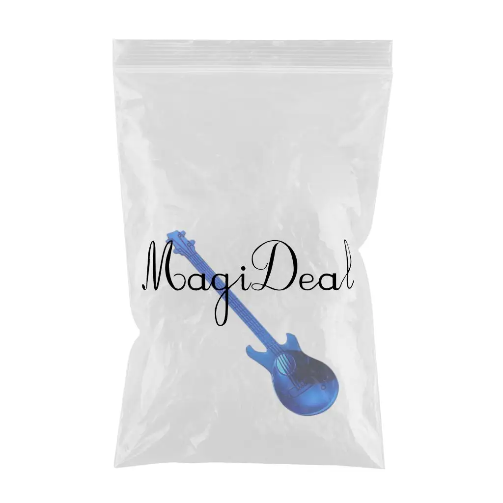 Stainless Steel Guitar Mixing Scoop Cocktail Stirring Spoon Bar Mixing Utensil Barware for mixing malts shakes juice coffee