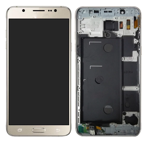 SM-j510FN/F/M/H/DS рамка lcd для Samsung Galaxy J5 j510 J510FN J510F J510M J510H дисплей кодирующий преобразователь сенсорного экрана в сборе