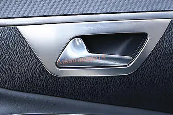 

4PCS Steel Interior Door Handle Cover Trim For Peugeot 3008 GT 2017