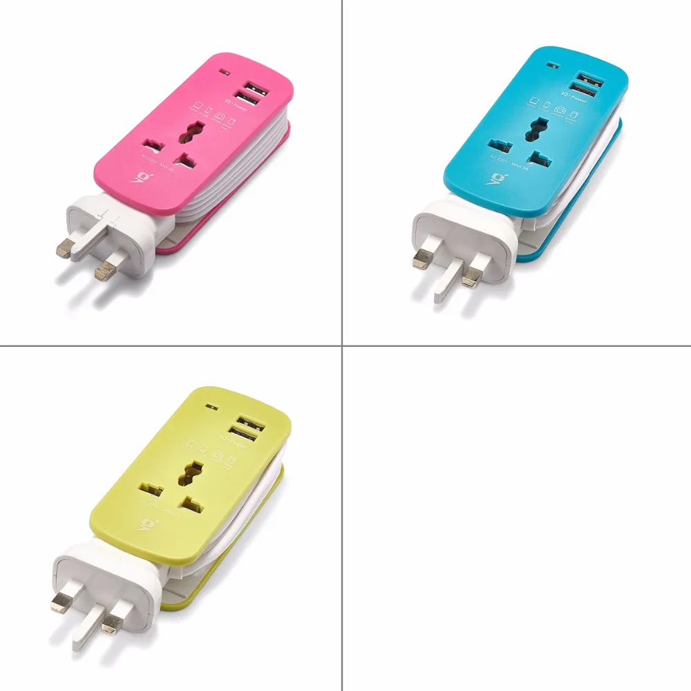 

UK Plug 1.5m 5ft Power Extension Socket Outlet Portable Japan Travel Adapter Power Strip With 2 USB Smart Phone Wall Charger