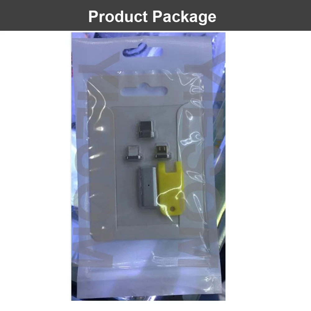 Магнитный зарядный кабель YIESOM Type C/Micro USB/для iPhone 3 в 1 переходник для Android адаптер с