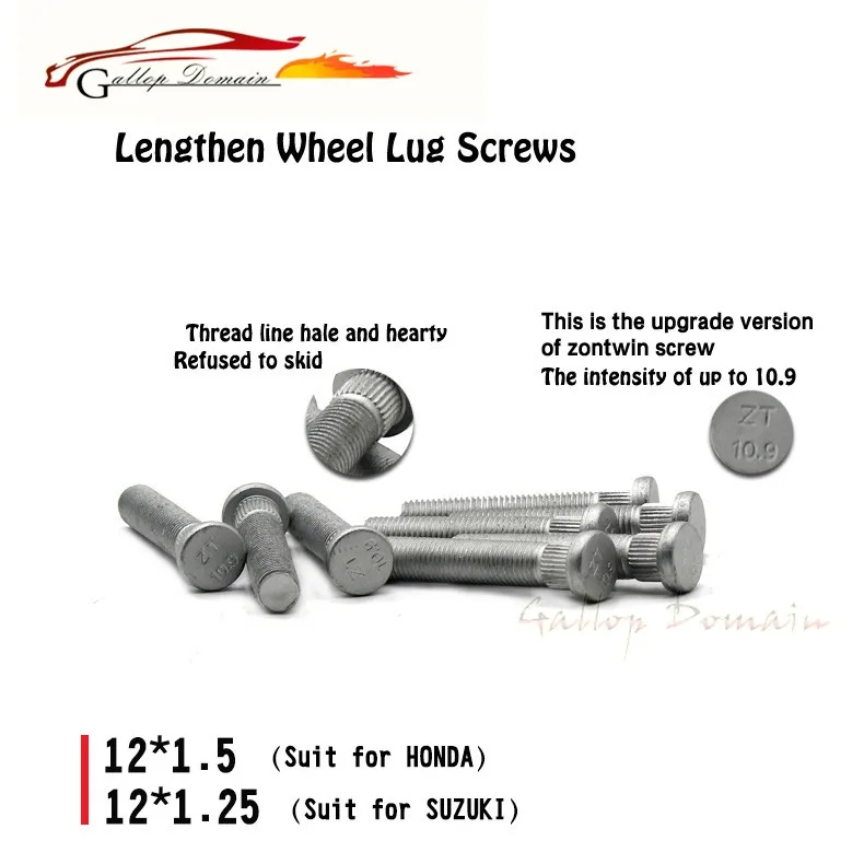 20 X M12X1.5 65 mm Largo Negro 40 mm Rosca 60 ° RUEDA DE ALEACIÓN Pernos BMW 72.6 2