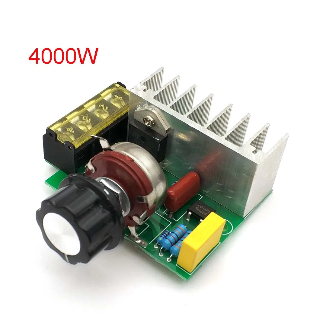 

4000W AC 220V SCR Voltage Regulator Mayitr Adjustable Power Supply Board Speed Control Dimmer For Brush Motor Electric Iron