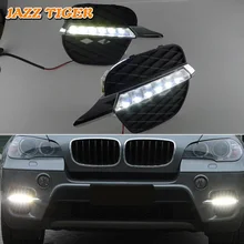 For BMW E70 X5 2011 2012 No-error Daytime Running Light LED DRL Fog Lamp Driving Lamp Car Styling For BMW E70 X5 2011 2012 No-error Daytime Running Light LED DRL Fog Lamp Driving Lamp Car Styling