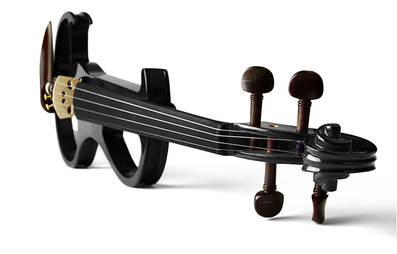 4/4 ABS электрическая скрипка черные Музыкальные инструменты высокое качество струнный инструмент хороший для начинающих и любителей музыки