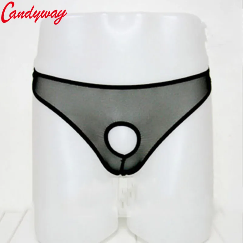 Sexy silk Strong Man penis hole gstrings translucent pant bandoge thong handjob sex game for man toys product role play BDSM Men Stretch G String Panties Men Stretch Thong Underwear Men Patent Leather Briefs Men Lingerie Briefs