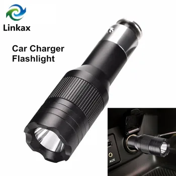 

Powerful Rechargeable LED Flashlight Car Charging Flashlight Built in Car Charger Battery Helpful Outdoor Camping Torch Lantern