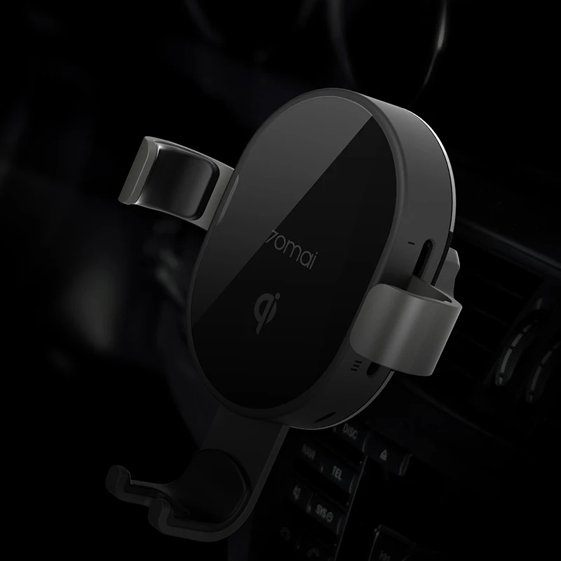 Xiaomi 70mai Qi Wireless Car Charger 10W Car Bracket Intelligent Sensor Fast 70 mai Wirless Charger Phone Holder for Car Auto