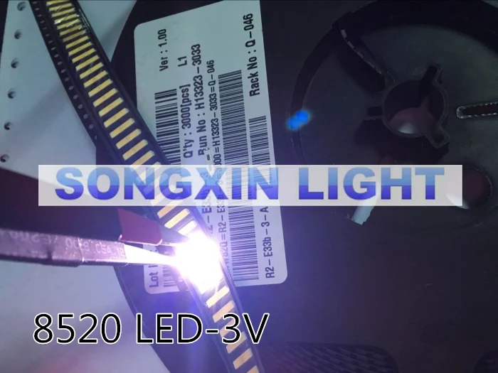 100 шт. для LG SMD 8520 светодиодный Innotek светодиодный Светодиодный Подсветка 0,5 Вт 8520 3V холодный белый 50-55LM ТВ Применение