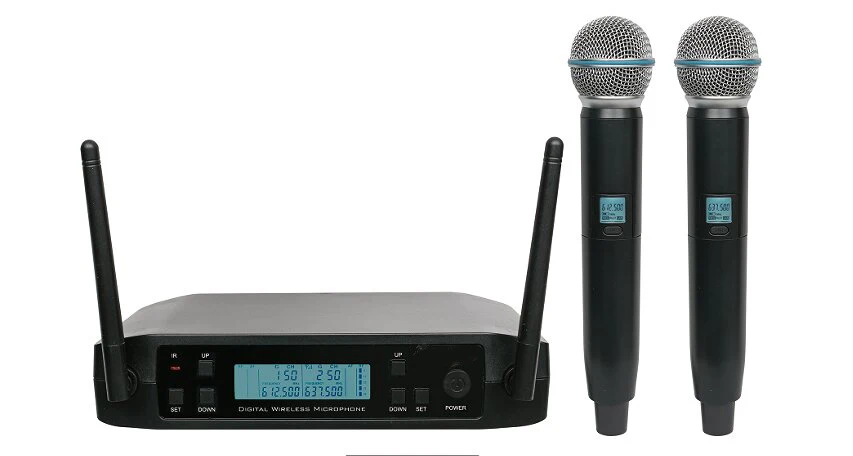 Беспроводной mikrofon GLXD24/GLXD8 выбор частоты караоке микрофон бар вечеринка|cordless