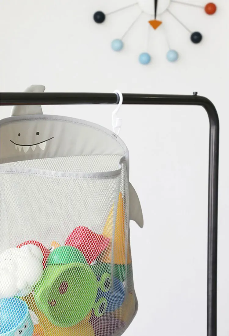 Toy Storage Net Bag For Bath Shower Toys Hanging Wall Mesh Bag Collection Organizer Easy to Clean Waterproof Bag Bathroom