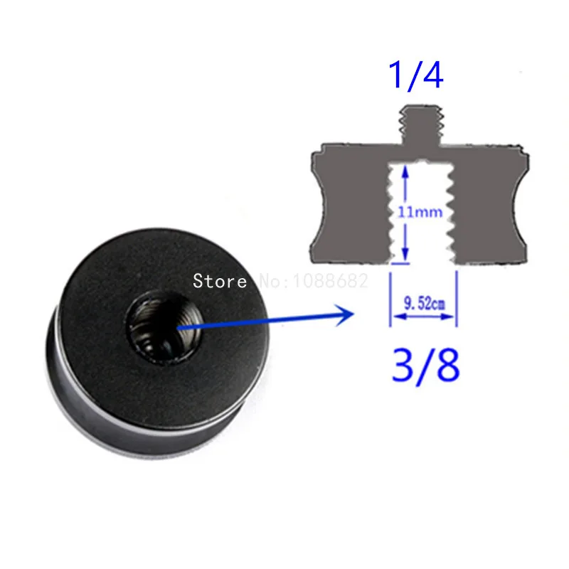 Jadkinsta 1/4 Женский до 3/8 мужской Алюминиевый сплав штатив камера винт штатив быстроразъемный винт адаптер для камеры аксессуары