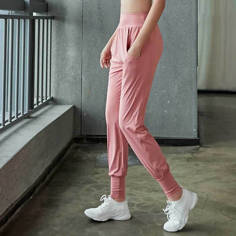 

New Yoga Pants Women High Waist Loose Stretchy Fitness Leggings Running Quick Drying Training comfortable Yoga pants for women
