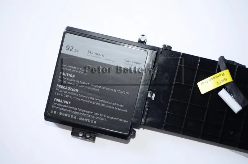 Оригинальный аккумулятор JIGU для ноутбука 6JHCY 6JHDV DELL Alienware 17 R2 ALW17ED 1728 1828T 2728 3728 3828 4738