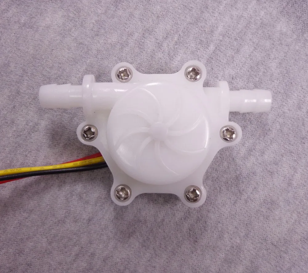 6mm Hose Barb End Hall Water flow Sensor 0.15-1.5L//min for Drinking machine