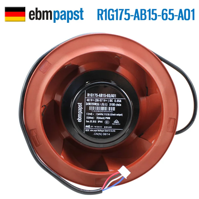 

NEW ebmpapst PAPST EBM R1G175-AB15-65/A01 DC48V 0.85A Centrifugal cooling fan