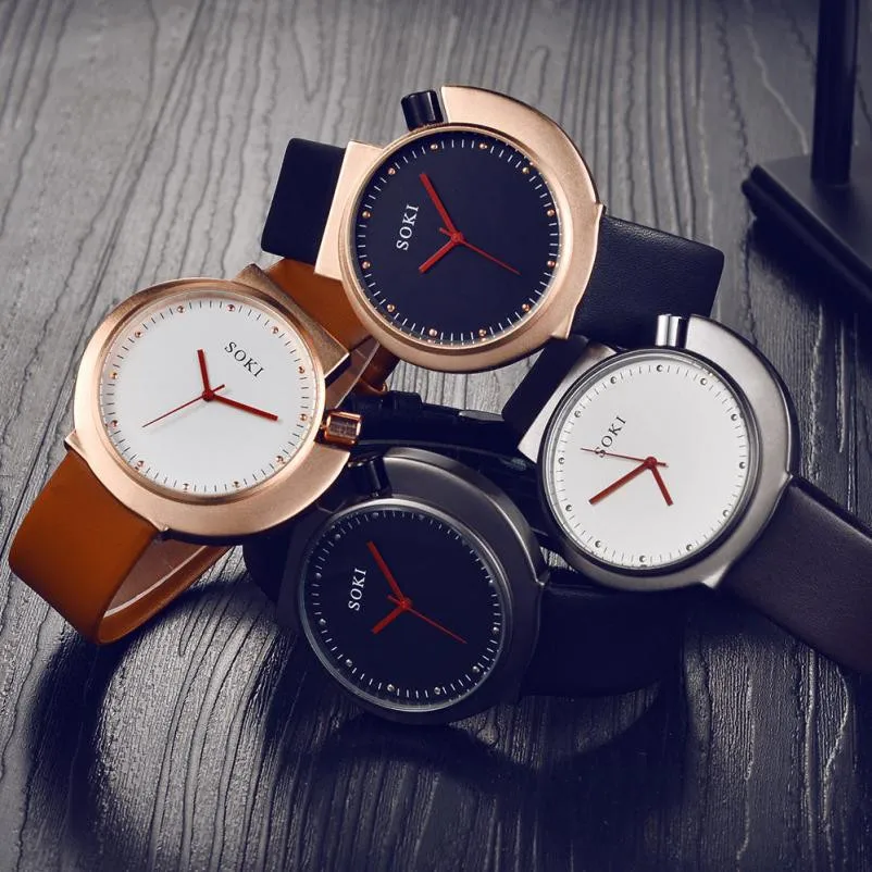 

2018 New Unique Round Dial Design Couple Fashion Nylon strap Analog Quartz Round Wrist Watch Watches Best Gifts For Lovers