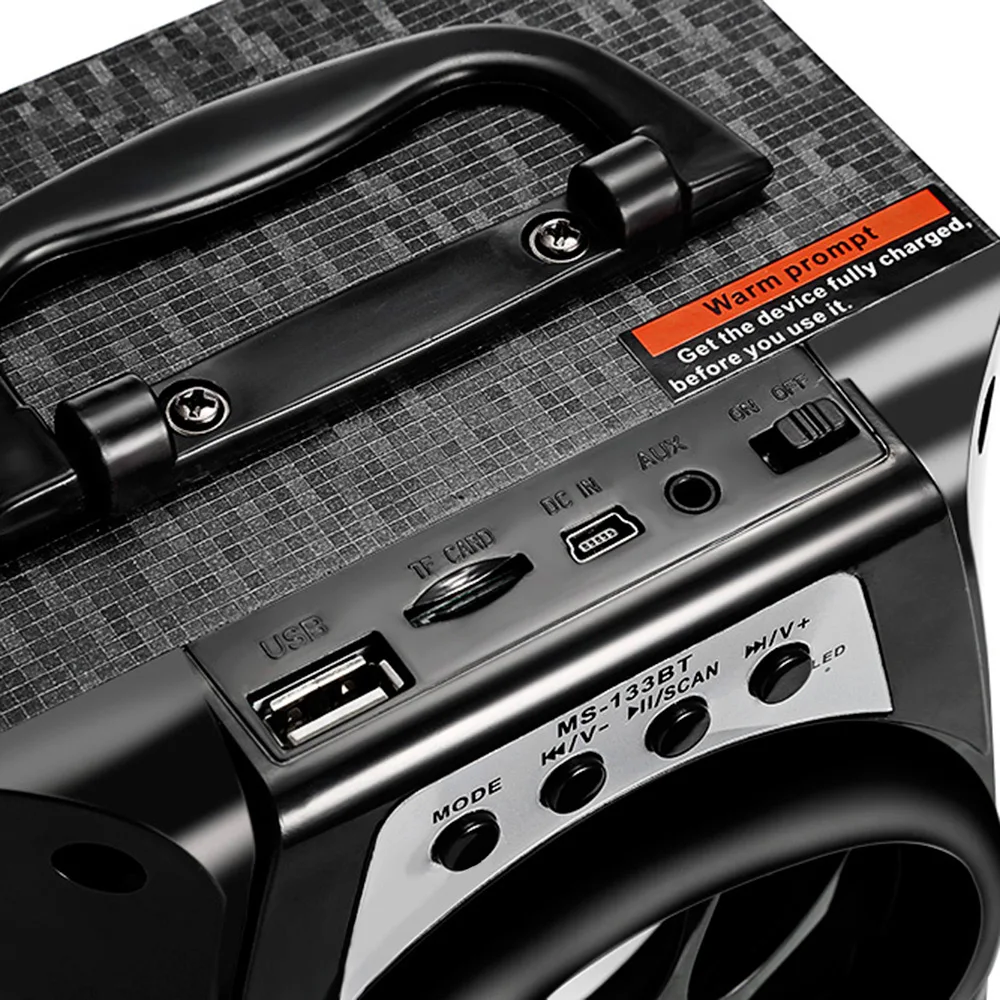 Excelvan MS 113BT беспроводной Bluetooth динамик Портативный 8 Вт Высокая мощность выход