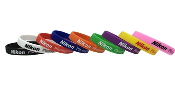

color Focus Rubber circle ring silicone Bracelet Wristbands Protective for nikon d3 d90 d600 d700 d800 d7100 d5200 camera lens