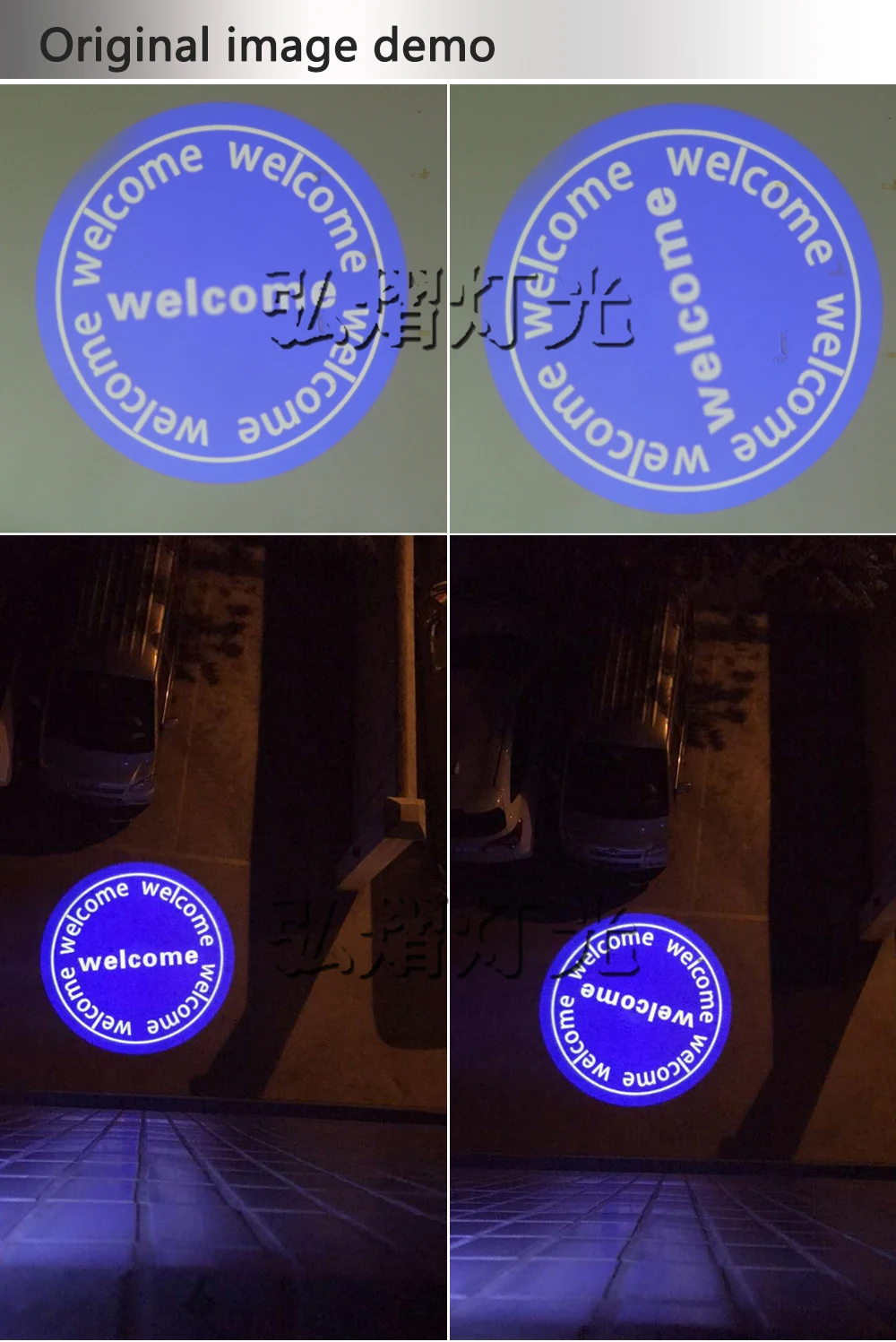 Открытый 25 Вт пользовательские Дизайн OSRAM LED гобо Проекторы для рекламы событий DJ Party не водонепроницаемый логотип проецирования световой
