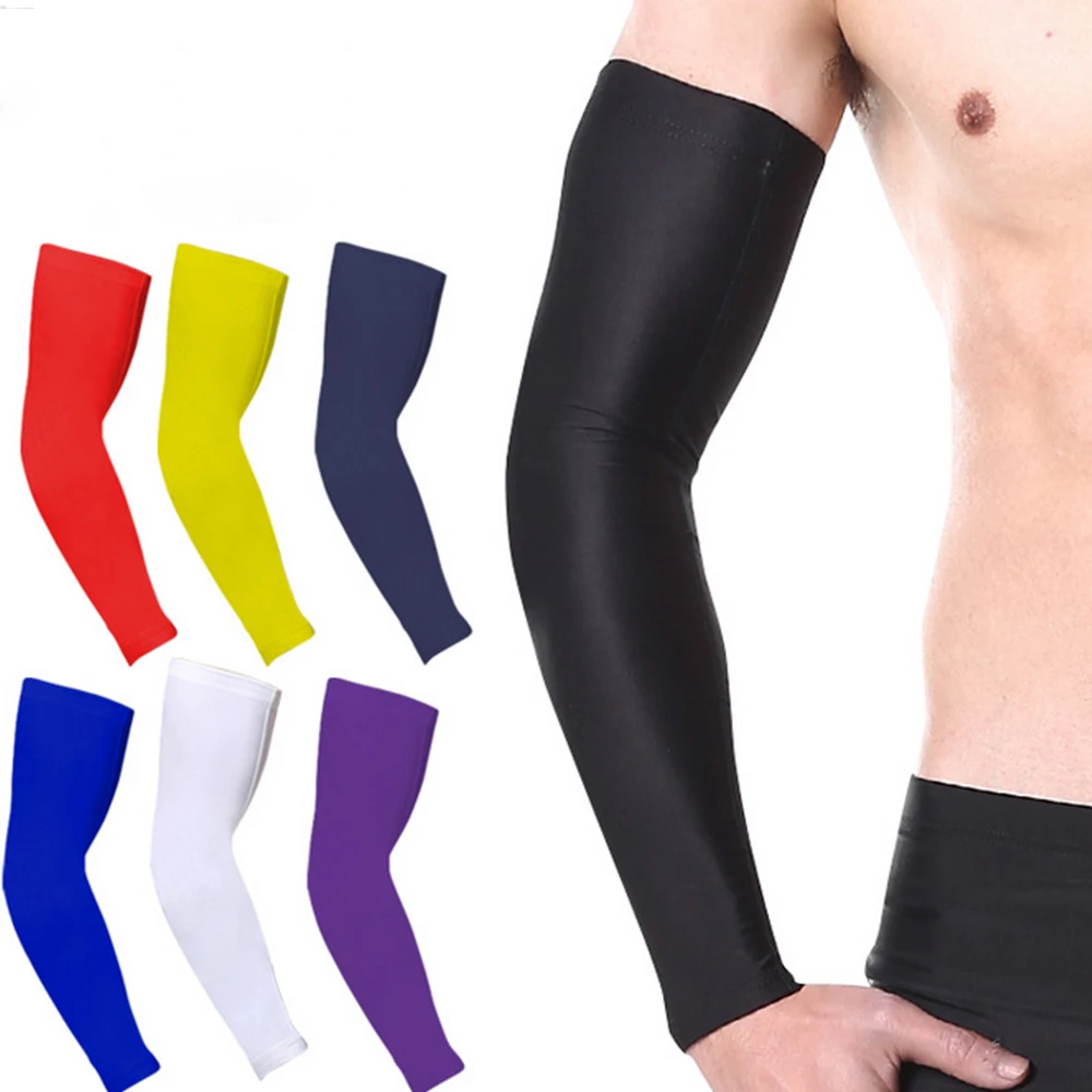 Men's Sports Arm Sleeve Elastic Sun Uv Protection Male Bicycle