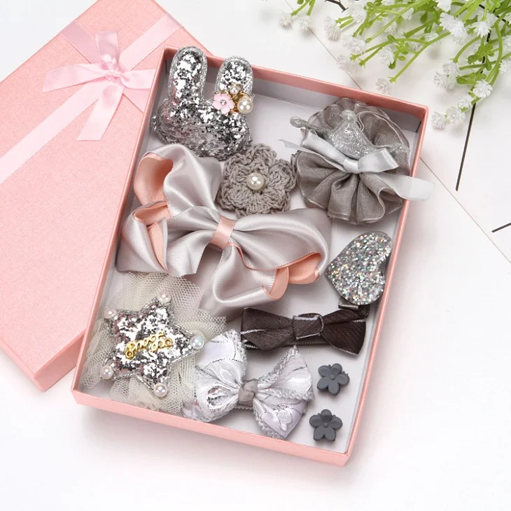 

set kid fashion hair accesories hairpin headband gift baby girl hairclip hair bands baby girl children cute