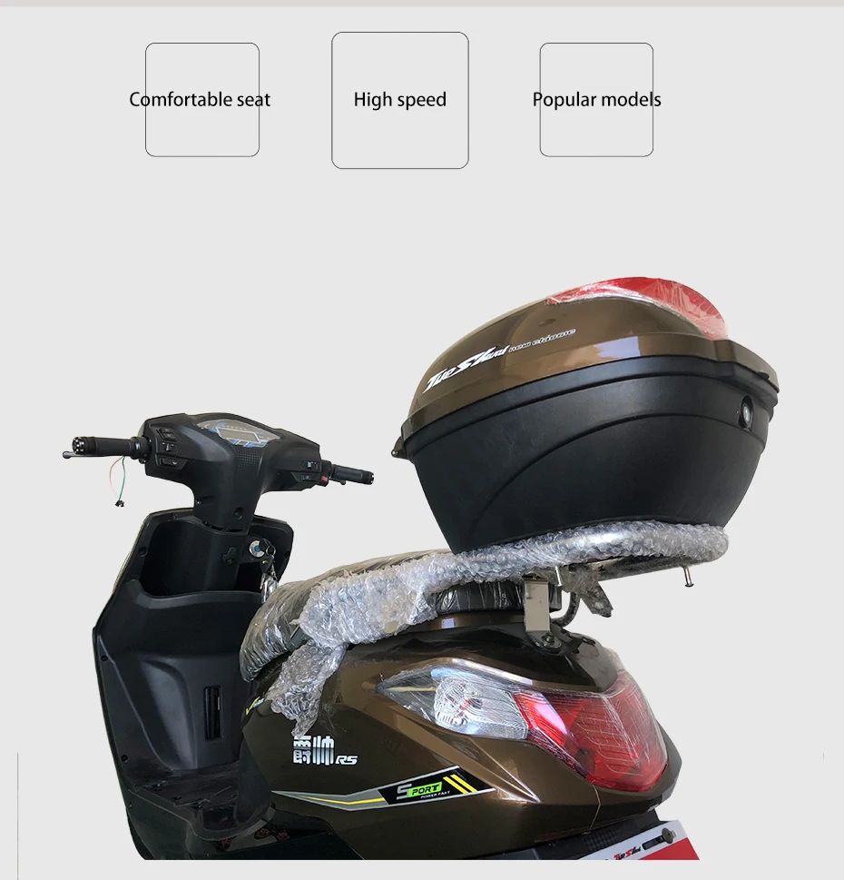 Top Electric Scooter Cheap Without Pedal Scooter With One Seat Hot Selling Electric Bicycle With Aluminum Alloy Frame 48V 2