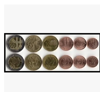 

Azerbaijan 6 Pieces/Set Coin Original Edition Circulated Original Not circulated Not circulated