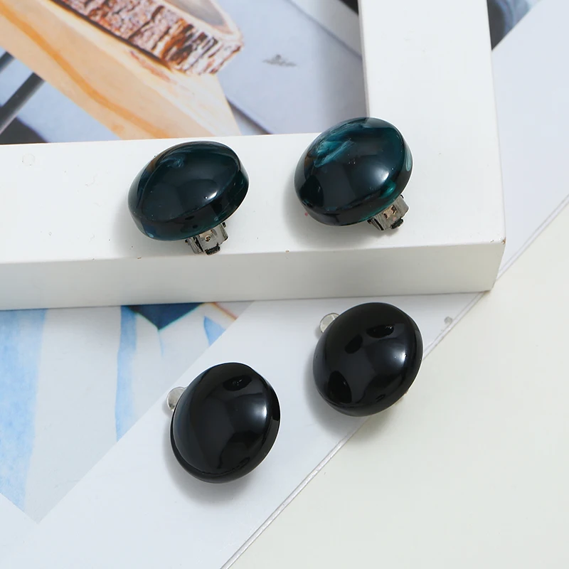 Акриловые серьги Ушная клипса без пирсинга Klipsy Na Uszy Earing Boucle D'oreille Femme 2019