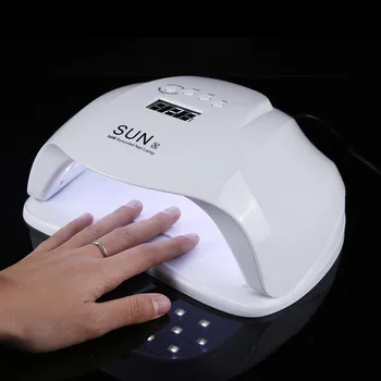 

SUNX 54W Nail Dryer Dual UV LED Nail Lamp 36 leds for Nail Gel Polish Curing Automatic with Timer 10s/30s/60s Manicure Art Tools
