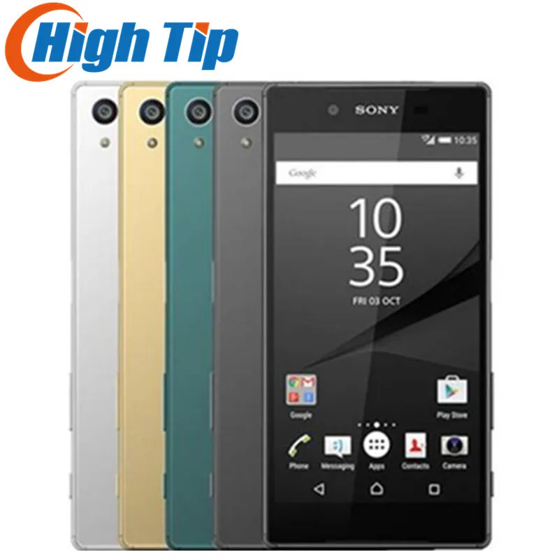 Разблокированный оригинальный Sony Xperia Z5 E6653 5 2 дюйма камера 23 МП ОЗУ 3 Гб ПЗУ 32 GSM WCDMA