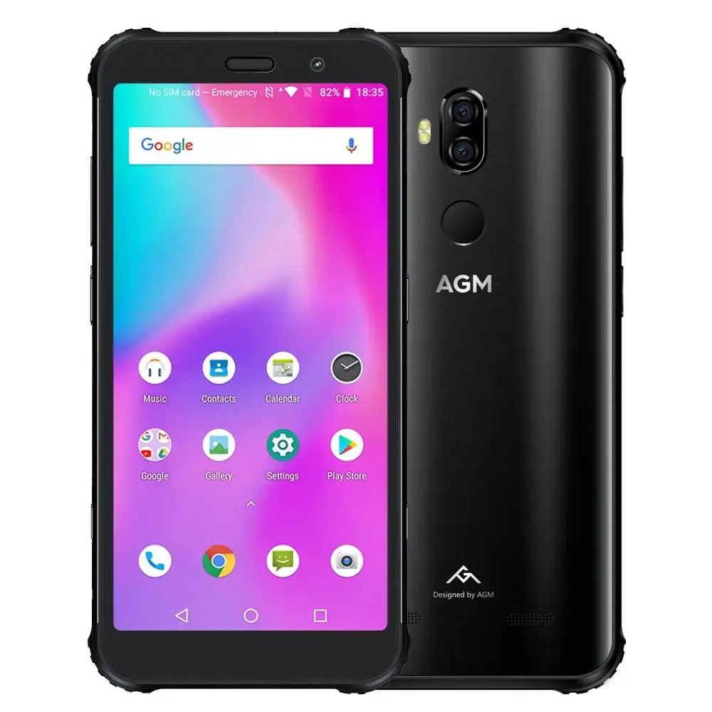 Original AGM X3 Rugged 8GB 256GB IP68 Waterproof Face Unlock 4100mAh 5.99'' Android 8.1 Octa Core NFC Wireless Charge Smartphone 8gb ram 8GB RAM