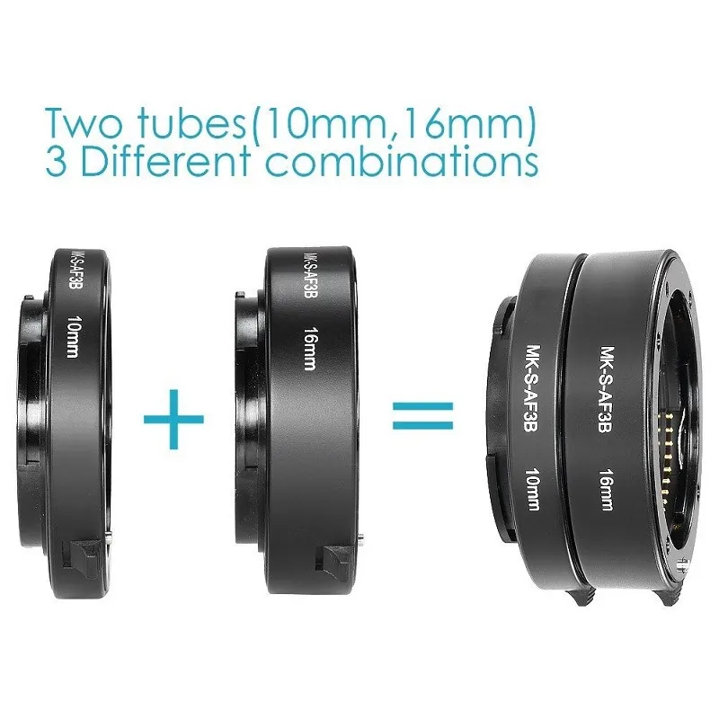 Meike S-AF3-B автоматический с автоматической фокусировкой AF для sony E-Mount DSLR камер NEX-7 NEX-6 NEX-5R NEX-3N nex 5 NEX-5N NEX-5C NEX-C3 A5100 NEX-3 A7