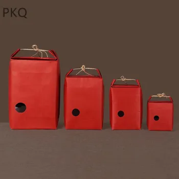 

20pcs exquisite small paper gift bag with handles, Christmas Halloween candy paper gift bag, Tea paper bag for packaging