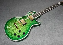 Wholesale and custom shop  highest green wave electric guitar to deliver EMS free shipping Wholesale and custom shop  highest green wave electric guitar to deliver EMS free shipping