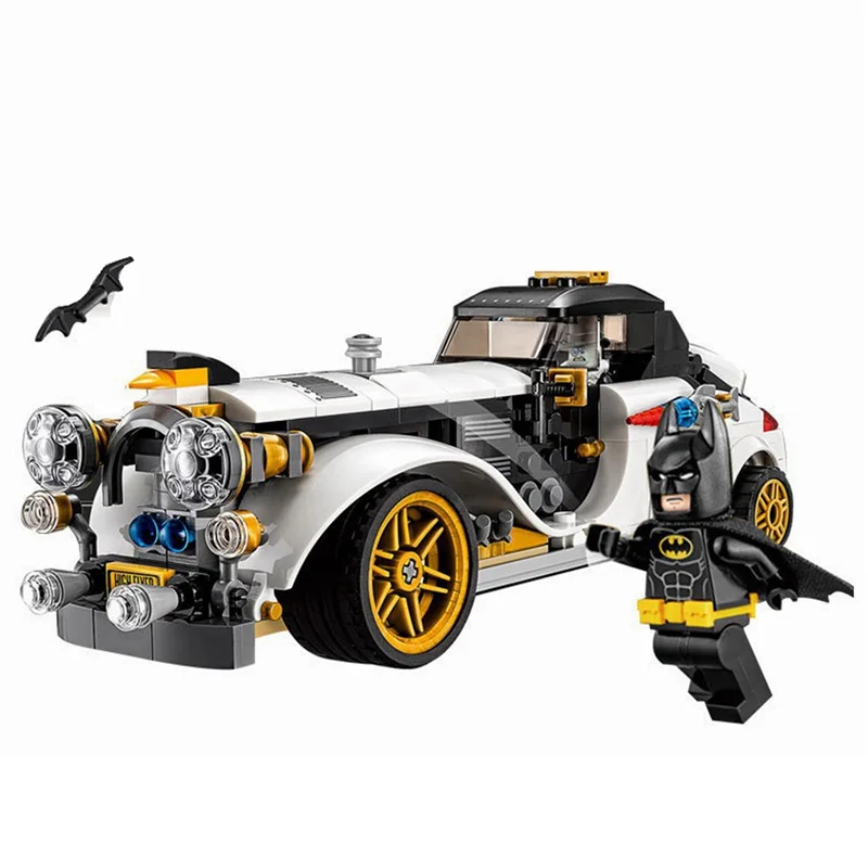 Najtaniej Nowy Legoinglys Marvel batman Movie 3 zestaw Joker Lowrider Penguin klasyczny samochód robbina legoinglys technic klocki