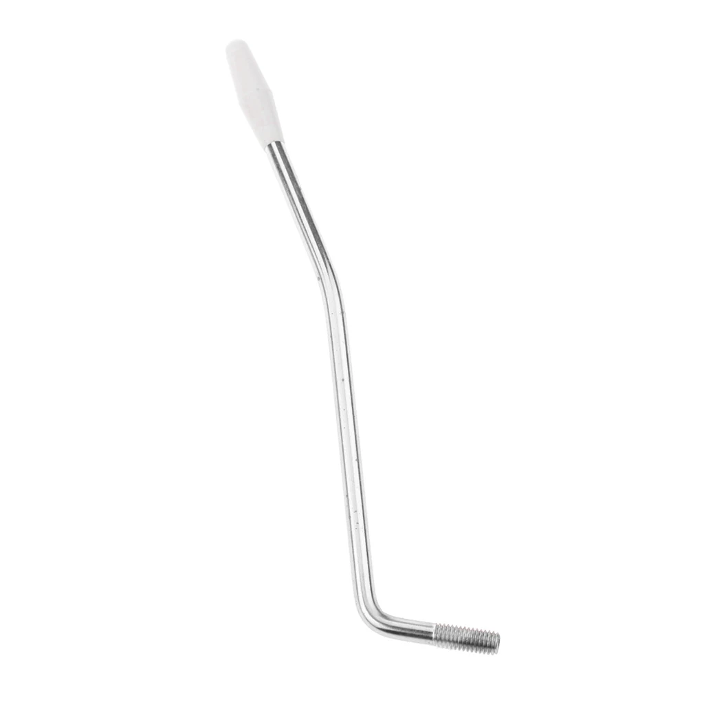 18cm Iron & Plastic Durable Iron Tremolo Whammy Bar For Electric Guitar Crank Lever Single Tremolo Bridge Accessories Silver