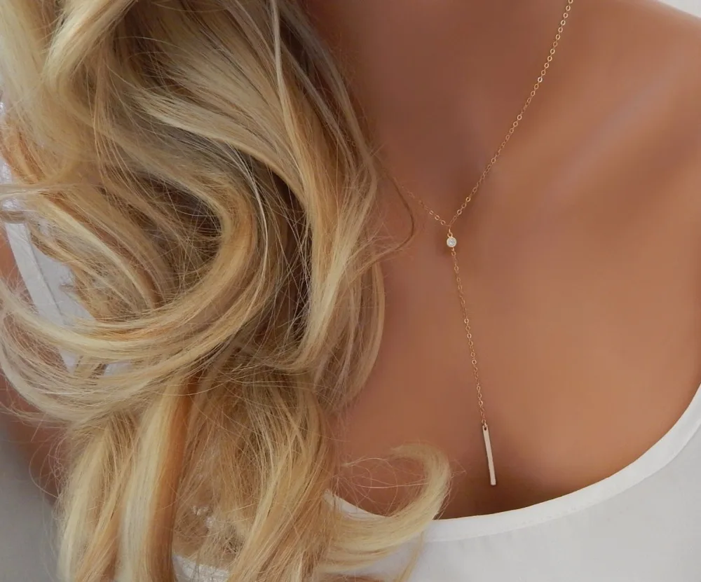 New-Fashion-Crystal-Long-Bar-Y-Shape-Necklaces-for-Women-Classic-Gold-Color-Chain-Chokers-Necklace