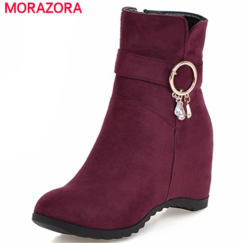 fashion zipper platform boots