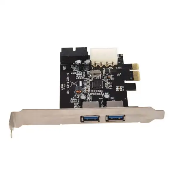 Промо-акция! Горячая супер скорость 2 порта USB 3,0 PCI E PCI Express 19 pin USB3.0 15 pin SATA разъем низкий профиль