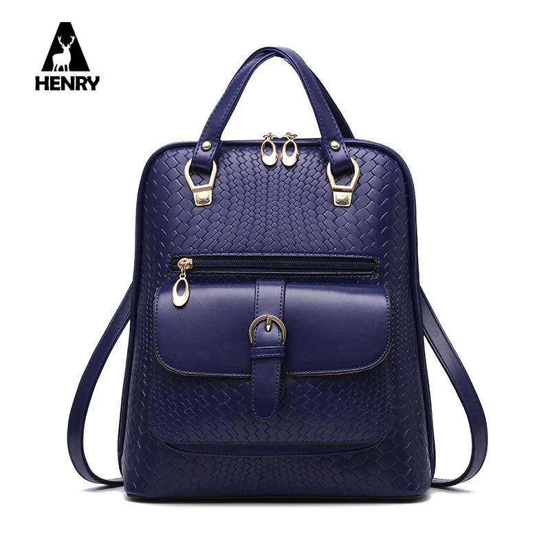 Mochilas New 2016 Unique Design Women Shoulder Bag font b Tartan b font Female Backpack High