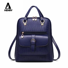 Mochilas New 2016 Unique Design Women Shoulder Bag font b Tartan b font Female Backpack High