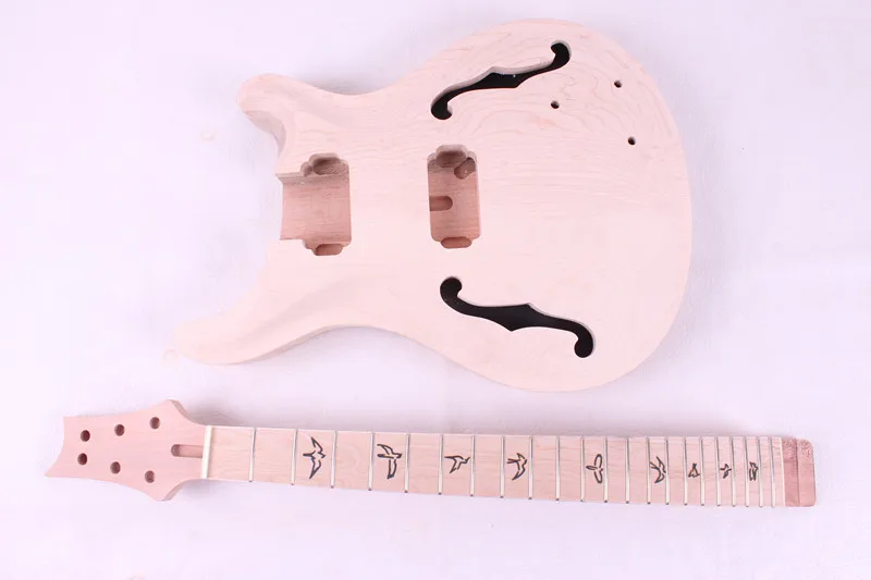 

NEW high quality Unfinished electric guitar body + GUITAR neck 8#