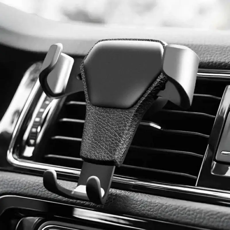 

New Universal Anti-skid Car Phone Holder Air Socket Mount Clip Clamp Adjustable Mobile Phone Stand Bracket GPS Car Styling Tools