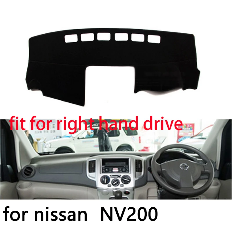 Крышка приборной панели автомобиля коврик для Nissan NV200 Vanette Evalia 2010- правый руль Dashmat Pad Dash Чехлы аксессуары для приборной панели
